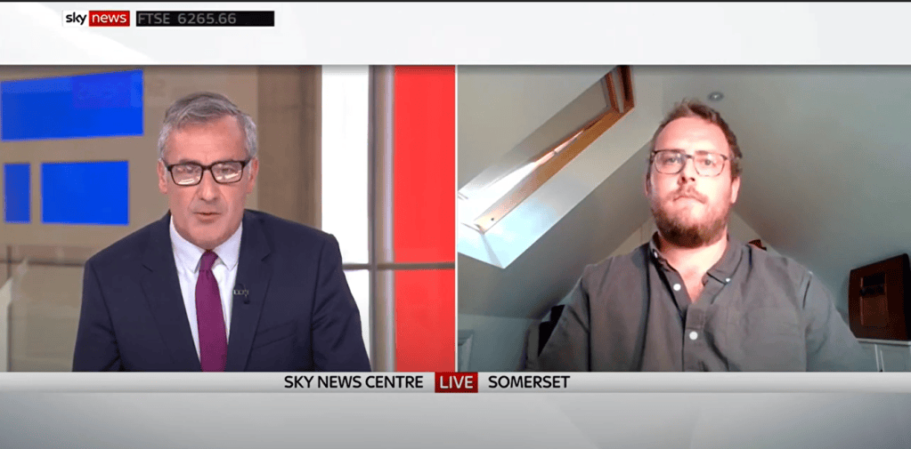 I was on Sky News talking with Colin Brazier about&nbsp;Facebook