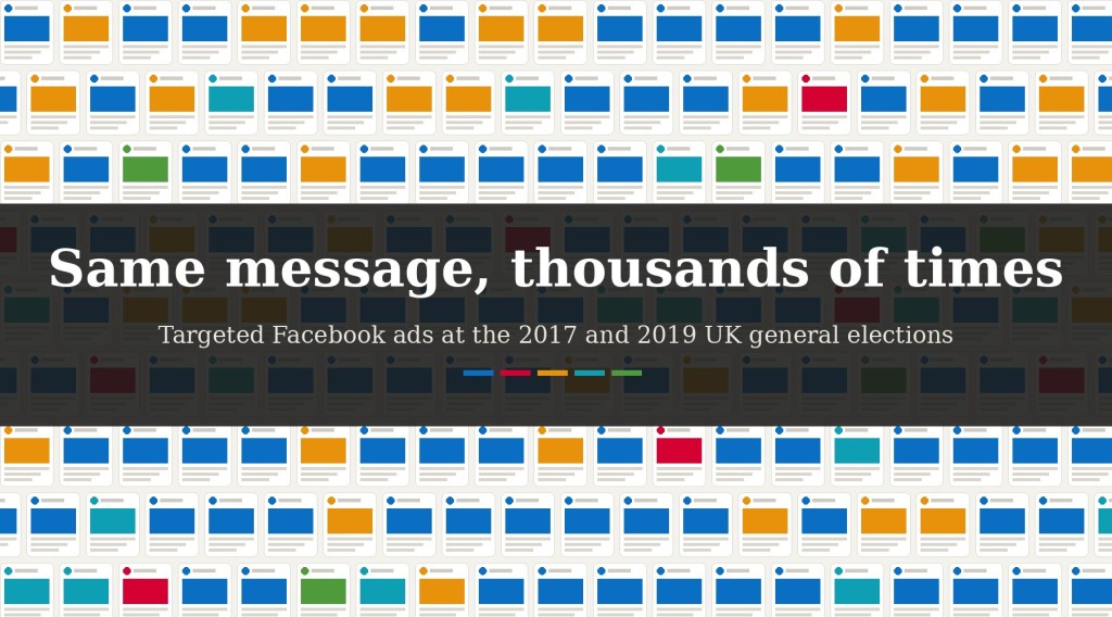 Same message, thousands of times: what British parties really did with targeted Facebook&nbsp;ads