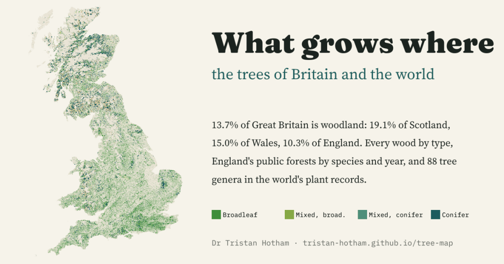 What grows where: the trees of Britain and the&nbsp;world